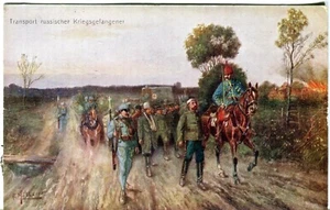 Russia WWI Prigionieri catturati dall'Austria Croce Rossa cartolina pubblicata - Foto 1 di 3