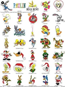 300 CARTOON EMBROIDERY MACHINE DESIGNS COLLECTION PES JEF HUS USB DRIVE - Picture 1 of 11