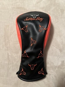 Sutton Bay 3 Wood Head Cover Black Orange - Picture 1 of 4