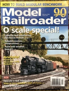 Model Railroader Magazine February 2024 O Scale Special - Picture 1 of 1