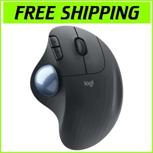 Ergonomic M575 Wireless Trackball Mouse - Bluetooth & USB, Black Graphite - Picture 1 of 6