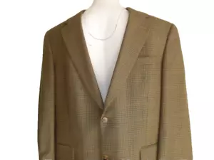Chaqueta Blazer Austin Reed de 2 botones marrón multicolor a cuadros nueva 42R - Imagen 1 de 24