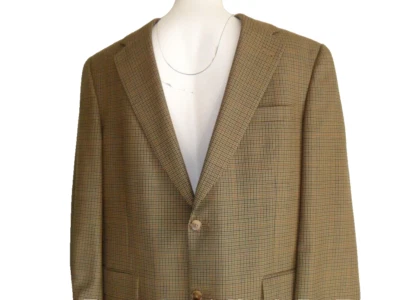 Austin Reed  2- Button Blazer Brown Multi Color Check Jacket Blazer New 42R - Image 1 of 4