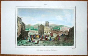 1840 Druck ERDBEBEN IN VALPARAISO, CHILE, #19 - Bild 1 von 1