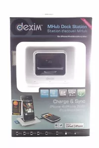 Dexim MHub Dock Station Premium for iPhone iPod Blackberry and Mac - Picture 1 of 9