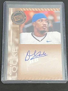 🏈 2011 Press Pass Football Rookie Auto #PPS-DL Derrick LOCKE  🏈 - Picture 1 of 2