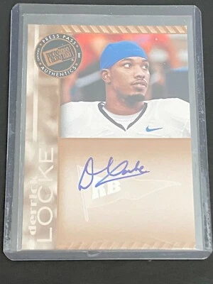 🏈 2011 Press Pass Football Rookie Auto #PPS-DL Derrick LOCKE  🏈 - Image 1 of 2