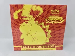 Pokemon Juego de Cartas Coleccionables Espada y Escudo Voltaje Vívido Elite Caja Entrenador ETB Sellado de Fábrica - Imagen 1 de 2