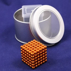 Neo Ball Cube - 5mm - BRONZE Magnet Kugeln Würfel DIY Kreativ Anti Stress Ges... - Bild 1 von 1