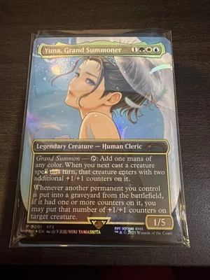 Yuna, Grand Summoner (Borderless) (promo Foil) Final Fantasy Foil - Image 1 of 2