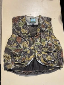 Master Sportsman Men's Size 2XL Turkey Hunting Vest Camouflage Zip Back - Picture 1 of 7