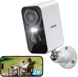 Iegeek 2K Camara Vigilancia Wifi Exterior/Interior Sin Cables, Cámara De Vigilan - Imagen 1 de 12