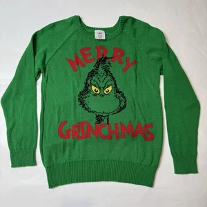 The Grinch grüner Weihnachtspullover "Merry Grinchmas" Damen Gr. Small - Bild 1 von 5