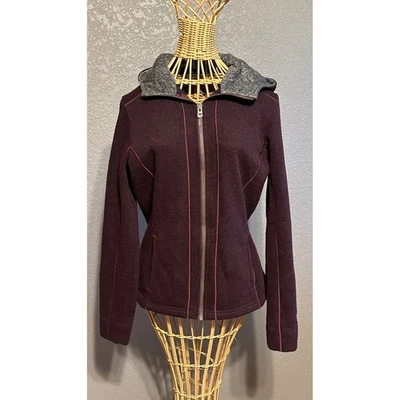Chaqueta con Capucha Kuhl Mujer S Borgoña Lluvia Embalable Informal Exterior Foto 1 de 4