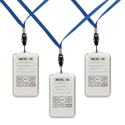 	Retevis RT20 Rechargeable Walkie Talkies for Adults Seniors Wearable Mini 2 ... - Image 1 of 4