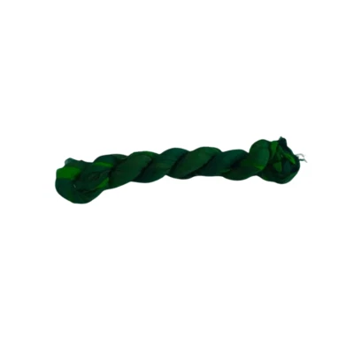 Sari Silk Ribbon super bulky yarn Green Shade Sari Silk Ribbons -Great for Media - Image 1 of 4