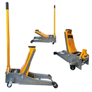 Crick Auto 5 Ton Cric Carrello Sollevatore idraulico Doppio Pistone Ribassato - Foto 1 di 7