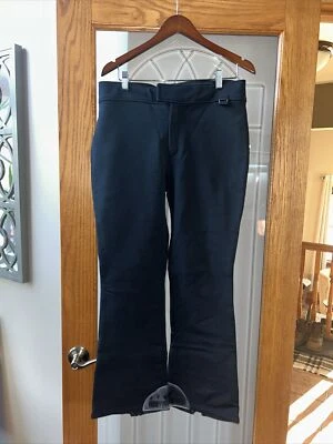 Pantalones de esquí Obermeyer negros vintage, talla 34 mezcla de lana hechos en Austria Foto 1 de 4