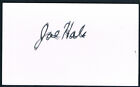 JOE HALE WALT DISNEY ANIAMTOR HAND SIGNED 3X5 INDEX CARD AUTOGRAPH