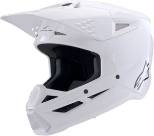 Alpinestars SM3 Solid Helmet White Gloss Small 8300326-2180-S - Picture 1 of 11