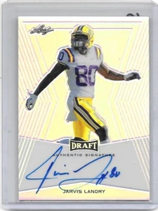 JARVIS LANDRY 2014 HOJA DRAFT NOVATO CERTIFICADO AUTÓGRAFO - Imagen 1 de 1