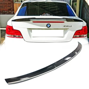 CARBON + WHITE FOR BMW F82 M4 TYPE TRUNK BOOT SPOILER WING 4-SERIES 2014-2018 - Picture 1 of 9