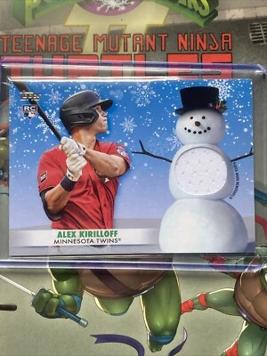 2021 Topps Holiday - WalMart Mega Box Relics #WRC-AK Alex Kirilloff (MEM, RC) - Image 1 of 2