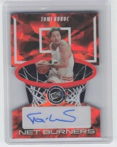 2024 Leaf Collective Toni Kukoc Net Burners Crystals Die Cut Auto 8/8 - Imagen 1 de 2