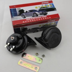 US 2×Horn Loud Dual-Tone Electric Snail Horn Kit 12V 110 dB For Car Truck SUV - Picture 1 of 8