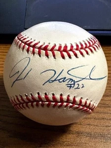 JOSH HAMILTON 2 SIGNIERTER SIGNIERTER OAL BASEBALL! Rangers, Engel! FRÜH! JSA! - Bild 1 von 2