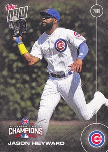 2016 TOPPS NOW CHC-9 Jason Heyward CHICAGO CUBS NL Central Champions Set Break - Picture 1 of 2