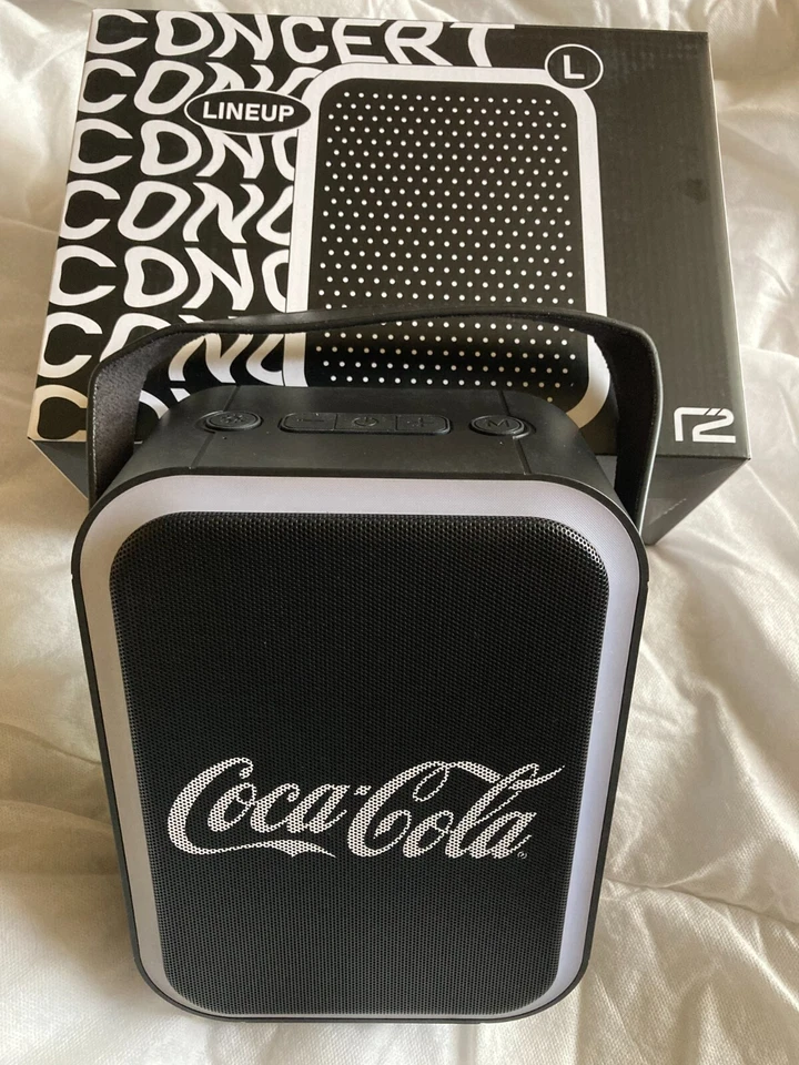 Rare ! Enceinte portable Bluetooth Speaker Coca-Cola Neuve Emballée - Photo 1/1