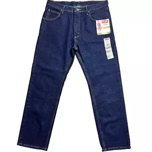Wrangler Five Star Premium Flex Regular Fit Blue Jeans Mens Size 35x30 - Picture 1 of 8