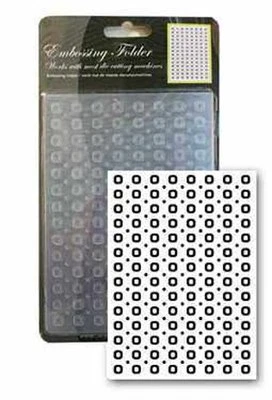  Prägeschablone / Embossing Folder  - Punkte & Kreise  (CCC-4018) - Bild 1 von 2