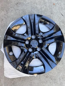 4 Black 17" Hub Caps Full Rim R17 Wheel Covers For Toyota RAV4 2013-2018 - Picture 1 of 5