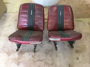 1964-1966 Ford Galaxie Front Bucket Seats Park Lane Thunderbird T-Bird OE - Picture 1 of 19
