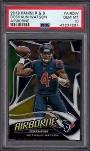 Tarjeta de novatos y estrellas DeShaun Watson Panini 2019 #AIR-DW clasificación aerotransportada PSA 10 - Imagen 1 de 2