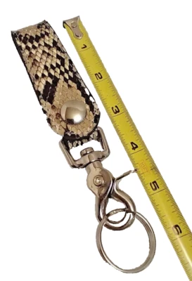 Python Snakeskin Belt Loop Key Holders/ Key Fob Tool Keeper - Image 1 of 4