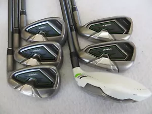 NICE TAYLORMADE ROCKETBALLZ 5H,6-PW IRON SET MATRIX STIFF GRAPHITE MENS RH - Picture 1 of 10