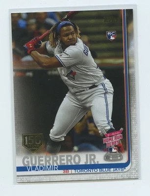 2019 Vladimir Guerrero Jr Topps HR Derby Rookie 150 Years Parallel Toronto - Image 1 of 2