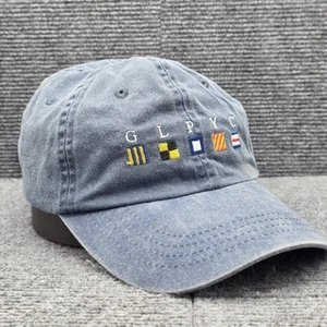 GLPYC Hat Cap Strap Back Blue Embroidered Nautical Flags Sailing Regatta Boating - Picture 1 of 10