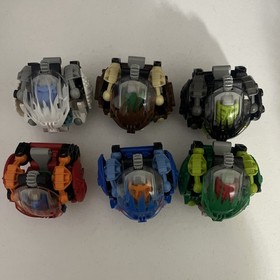 2002 Lego Bionicle BOHROK (8560 - 8565) Set of 6 with Krana And Rubber Bands A+