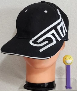Genuine Subaru Sti Logo Stretch Cap Hat FIXED M/L Outback Wrx Rally Racing - Picture 1 of 9