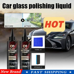 1Set D1 Glass Polishing Liquid,Auto Glass Scratch Care Polishing Fluid 150ml - Picture 1 of 15