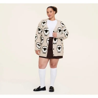 Target x Woolrich Women’s Sheep Print Relaxed Cardigan – Size 2x - Image 1 of 3