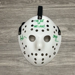 Máscara Jason Voorhees Letrero Autografiado Ari Lehman Terror Viernes 13 Certificado JSA - Imagen 1 de 7