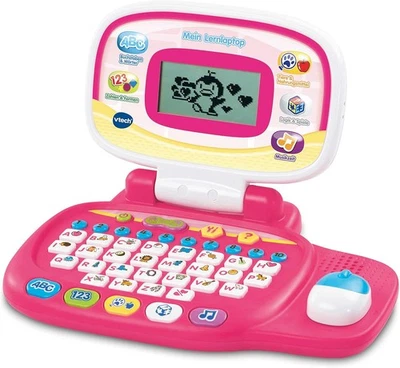 Vtech Mein Lernlaptop Lerncomputer Kinder Computer LapTop pink Lernspiel lernen✅ - Bild 1 von 4