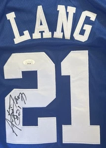 Antonio Lang Signed Autographed Duke Blue Devils Jersey JSA COA - Picture 1 of 4
