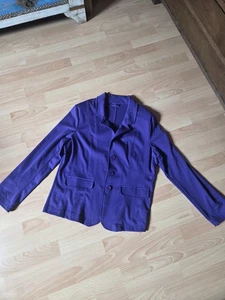Janina Cardigan Jacke Gr 44 Lila Siehe Bild 3 Jersey Trendy Knöpfe Ungefüttert - Bild 1 von 3
