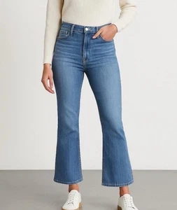 Madewell Jeans Damen Größe 24 Blau Cali Demi Boot Crop Mittelblaue Waschung (24X25) - Bild 1 von 8